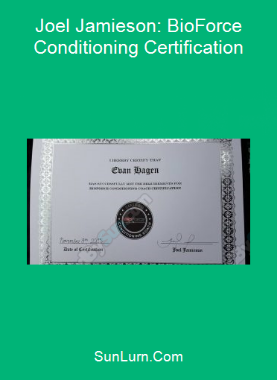 Joel Jamieson: BioForce Conditioning Certification