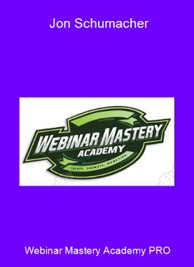 Webinar Mastery Academy PRO - Jon Schumacher