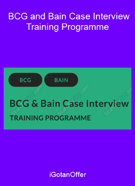 iGotanOffer - BCG and Bain Case Interview Training Programme