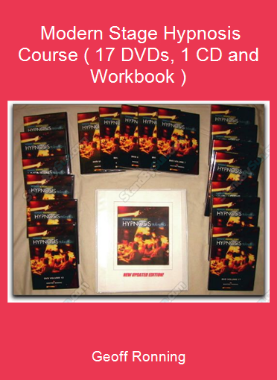 Geoff Ronning - Modern Stage Hypnosis Course ( 17 DVDs, 1 CD and Workbook )