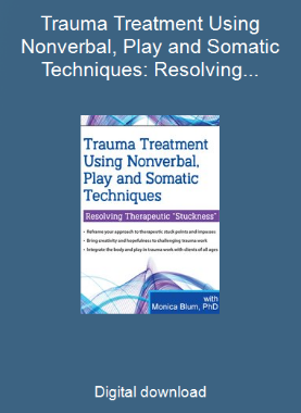 Trauma Treatment Using Nonverbal, Play and Somatic Techniques: Resolving Therapeutic “Stuckness 