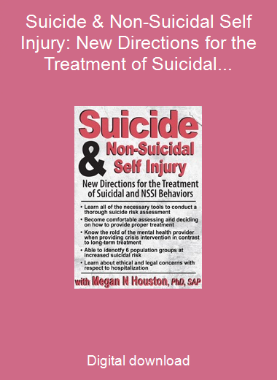 Suicide & Non-Suicidal Self Injury: New Directions for the Treatment of Suicidal and NSSI Behaviors