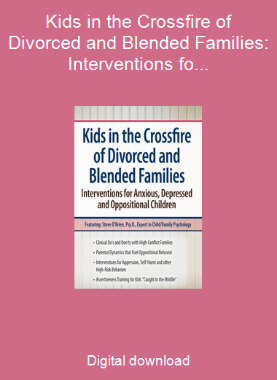 Kids in the Crossfire of Divorced and Blended Families: Interventions for Anxious, Depressed and Oppositional Children