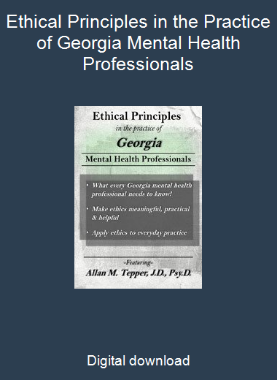Ethical Principles in the Practice of Georgia Mental Health Professionals