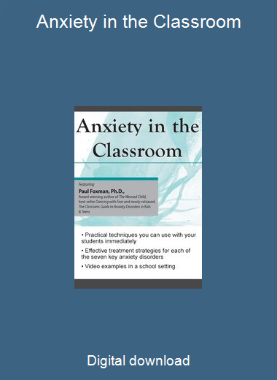 Anxiety in the Classroom