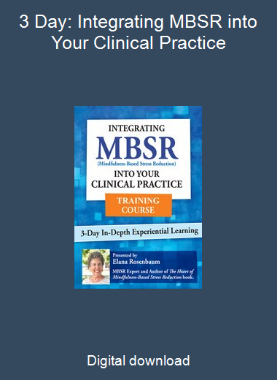 3 Day: Integrating MBSR into Your Clinical Practice