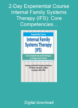 2-Day Experiential Course Internal Family Systems Therapy (IFS): Core Competencies and Techniques to Change Your Practice