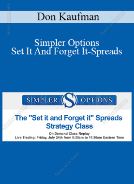 Don Kaufman - Simpler Options - Set It And Forget It-Spreads