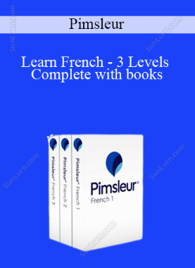 Pimsleur - Learn French - 3 Levels Complete with books