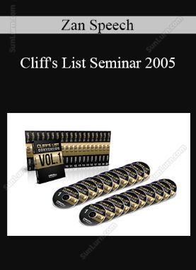 Zan Speech - Cliff's List Seminar 2005