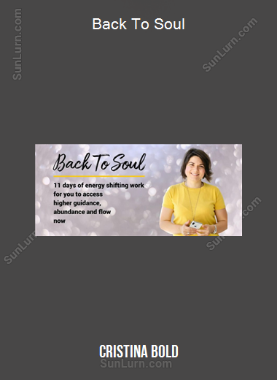 Cristina Bold - Back To Soul
