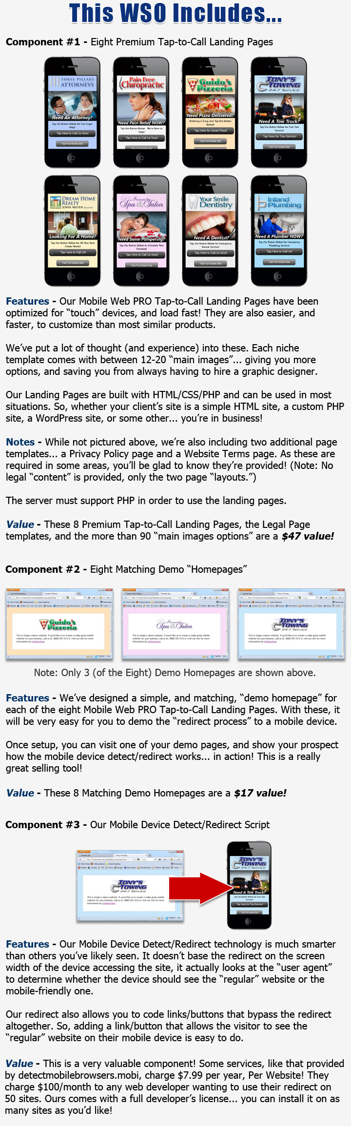 Kevin Koop & David Cisneros - Mobile Web Pro: Tap-To-Call Landing Page Package