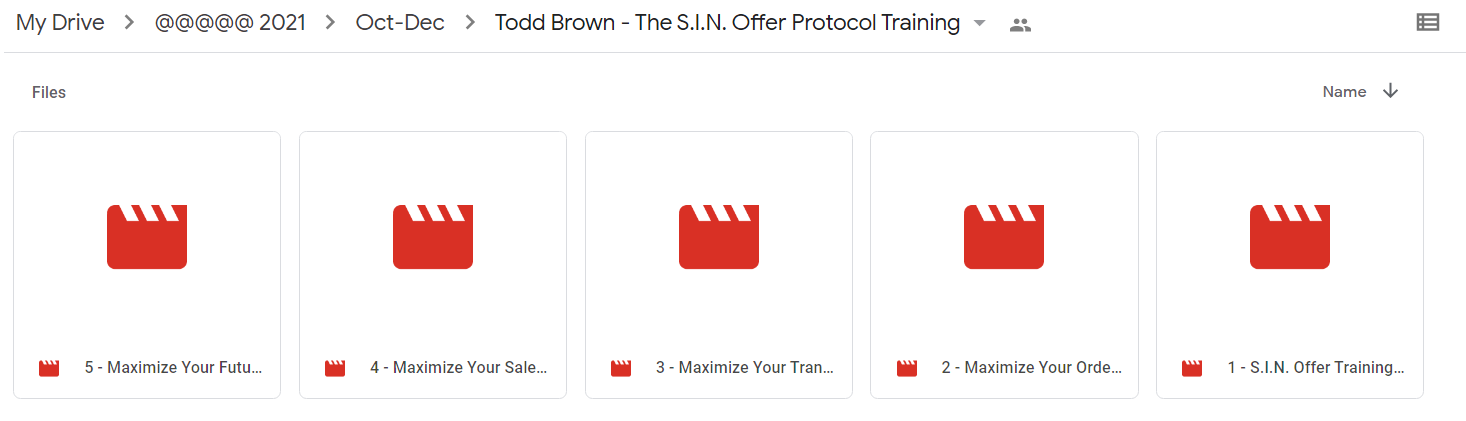 Maximize Your Sales Conversions: The S.I.N. Offer Protocol Training - Todd Brown