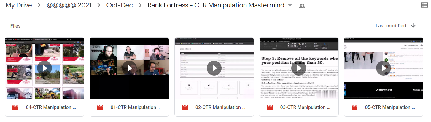 Rank Fortress Academy - CTR Manipulation Mastermind