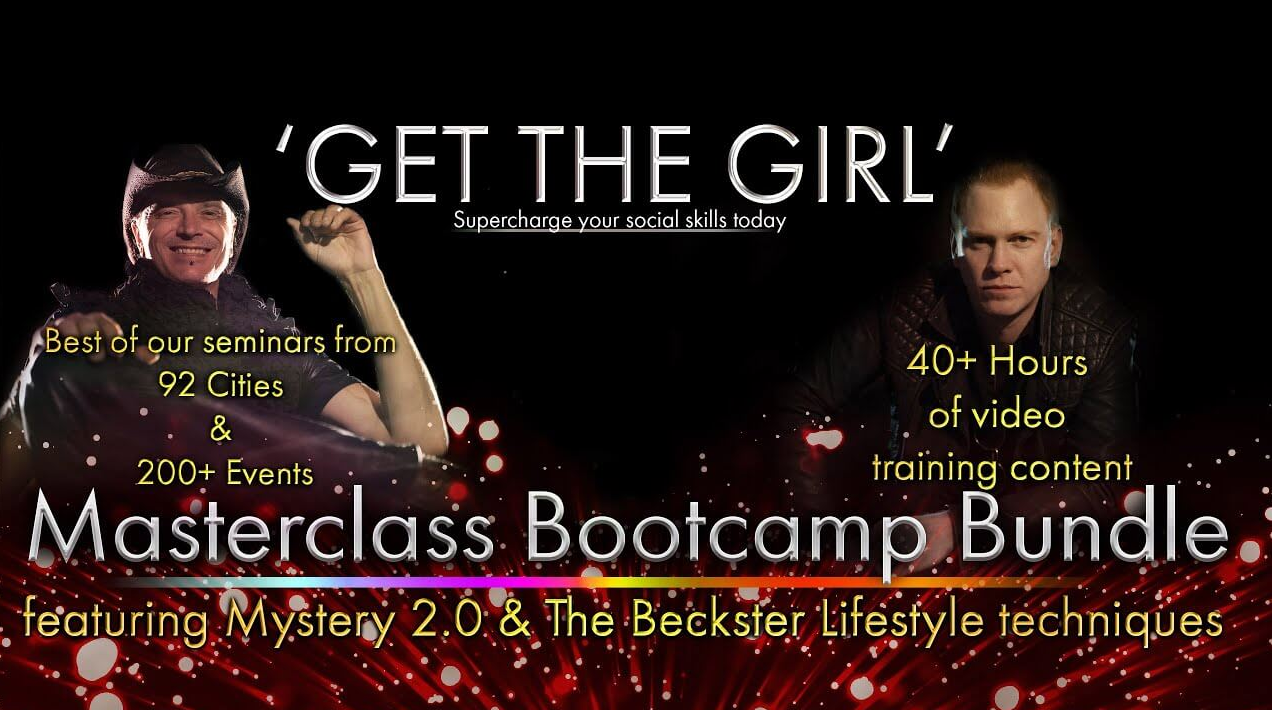 Masterclass Bootcamp Bundle - Mystery 2.0 & The Beckster Lifestyle Techniques