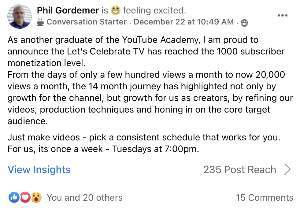 Kevin (Basic Filmmaker) - The New YouTube Academy