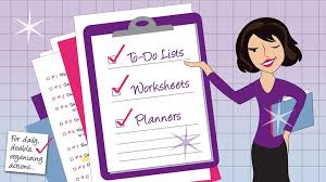 Get Organized Gal - To Do Lists, Worksheets And Planners