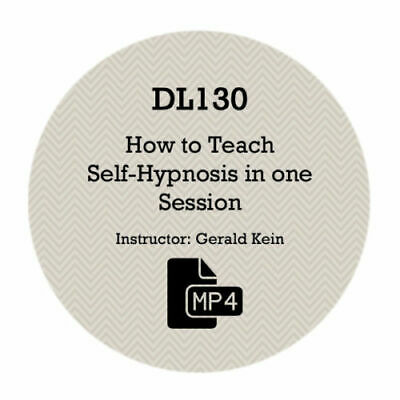 Gerald Kein - Teaching Self-Hypnosis In One Session