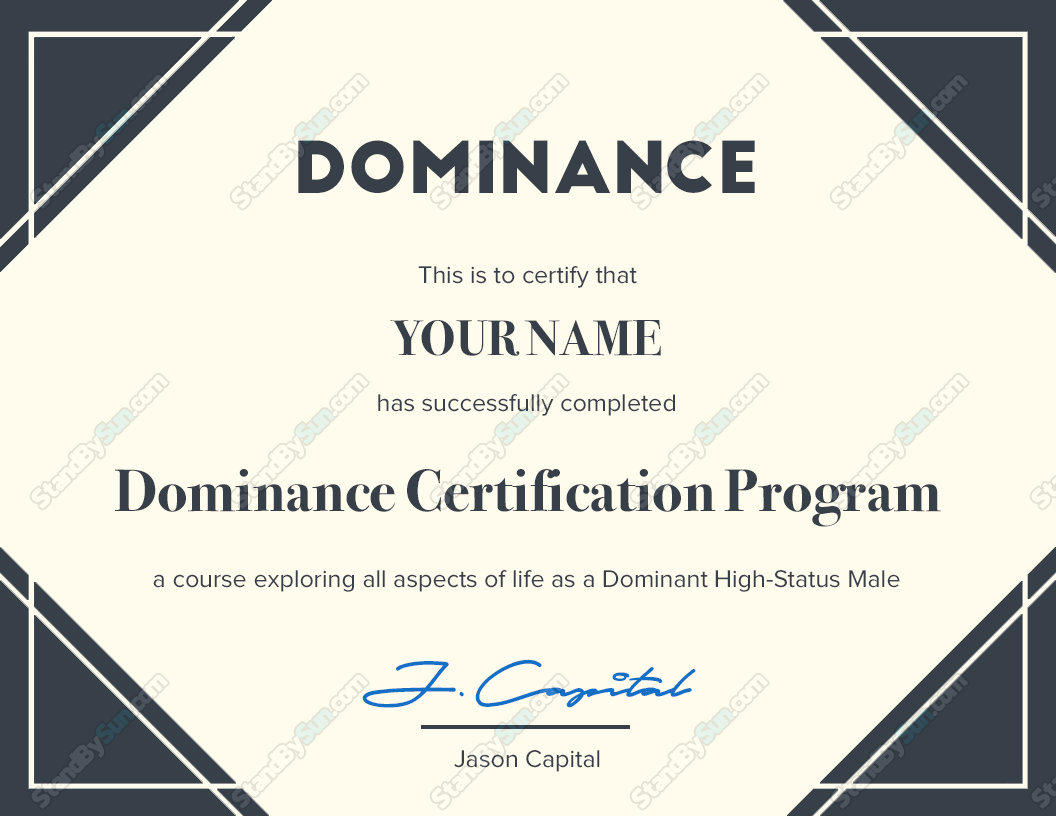 The DOMINANCE Program - Jason Capital